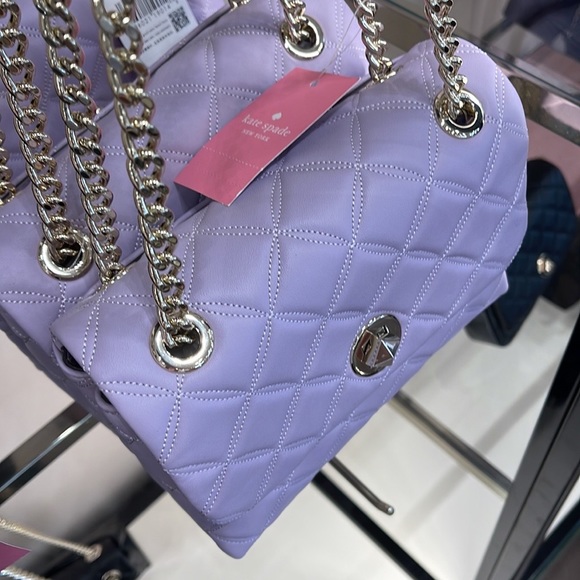 Kate Spade WKRU7074 Natalia Small Flap Crossbody In Lilac Frost - Picture 15 of 16